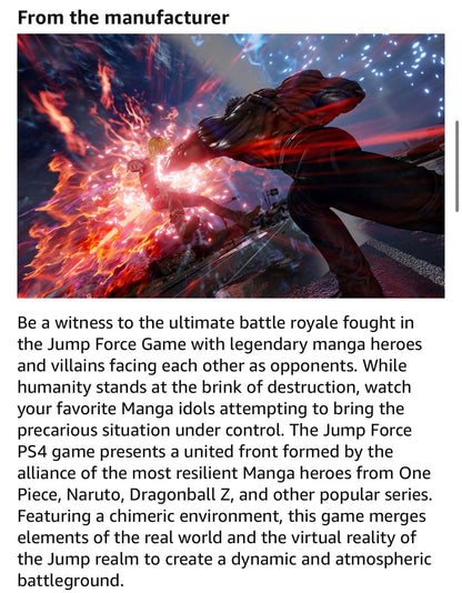 JUMP FORCE PS5 PS4 (Download Version)